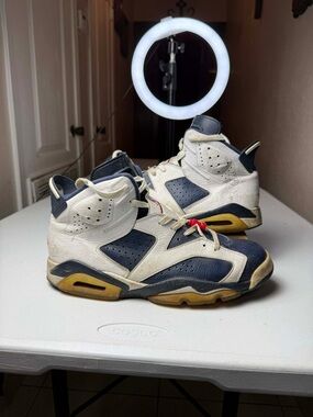 Air Jordan 6 VI Retro Olympic 2012 Blue Size 11.5 Sneakers Beat